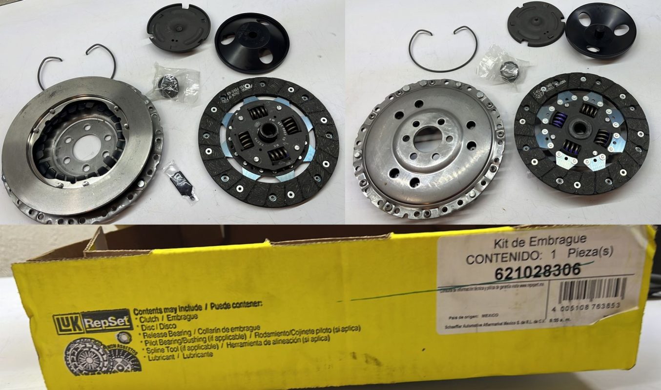 KIT CLUTCH 621028306 LUK VOLKSWAGEN JETTA A2 4L 1.8 LTS 19881992 GOLF