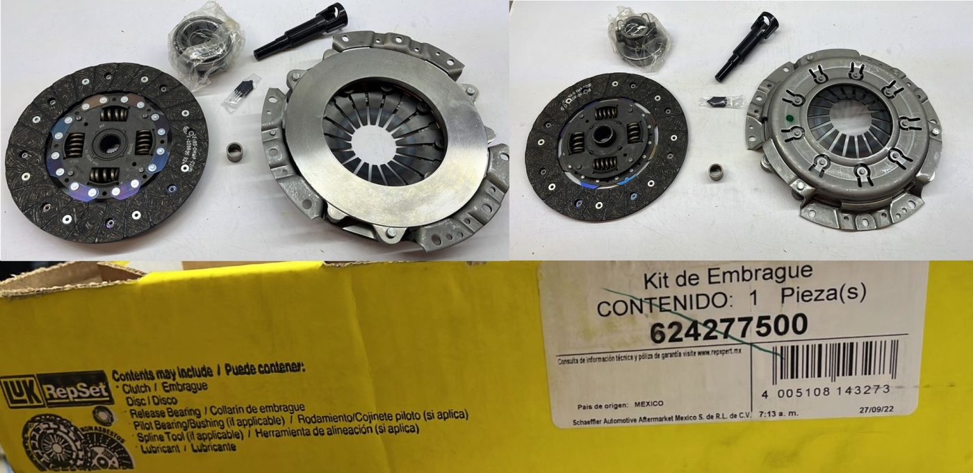 KIT CLUTCH 624277500 LUK NISSAN TRUCK NP300 PICK UP 4L 2.4 LTS 2009 ...